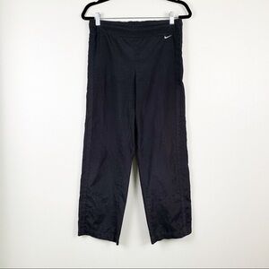 NIKE Womens Polyester Track Pants Drawstring Black‎